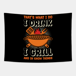 BBQ Camping Tapestry