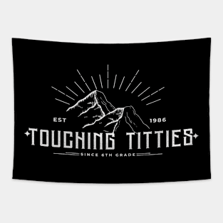 Touching Titties Tapestry