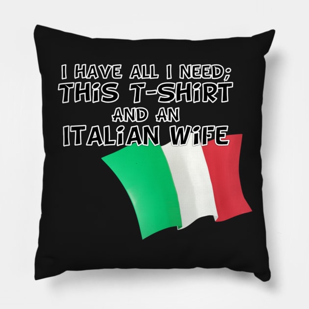 Italian Pillow by Dr. Mitch Goodkin