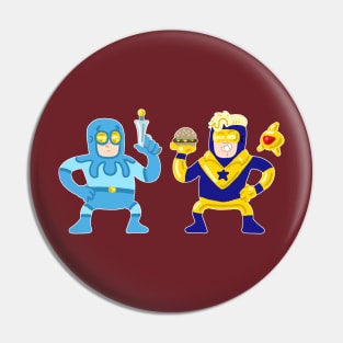 Blue and Gold Pin