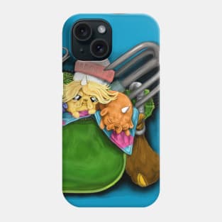 Finn's 'best uncle' shirt and Jake's puppies (Adventure Time fane art)e Phone Case