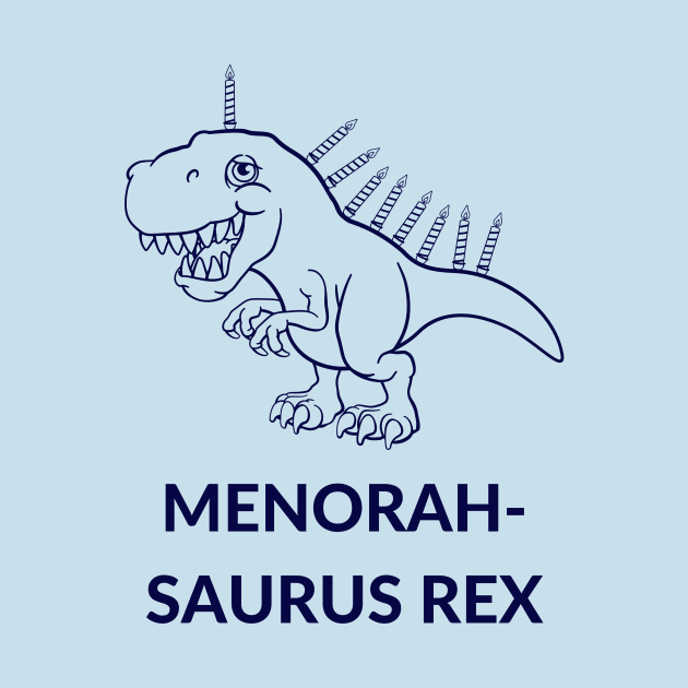 Menorah-Saurus Rex-D by TeeTrafik