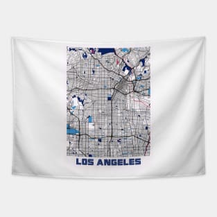 Los Angeles - Califonia MilkTea City Map Tapestry