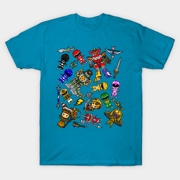 GO GO Rangers! - Power Rangers - T-Shirt