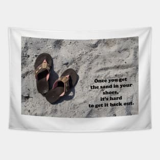 Sand in Your Shoes Tapestry