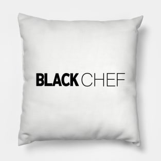 Black Chef T-Shirt | Gift for Chef | Cooking | Food | Baker | Culinary | Chef Gifts | Black History Month | Modern Black Artists | Black Power | Black Lives Matter | Black Excellence | Juneteenth Pillow