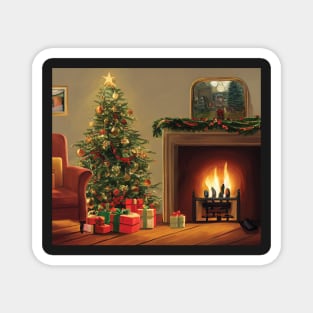 Fireside Christmas - Scene 8 Magnet