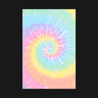 Pastel Rainbow Tie Dye Pattern T-Shirt