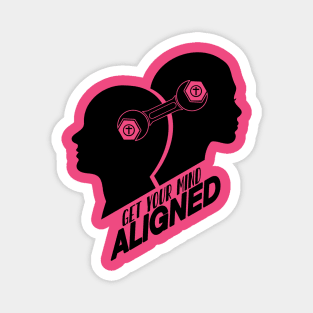 Mind Aligned - wrench - light colors Magnet