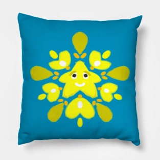 StarBurst Yellow Pillow