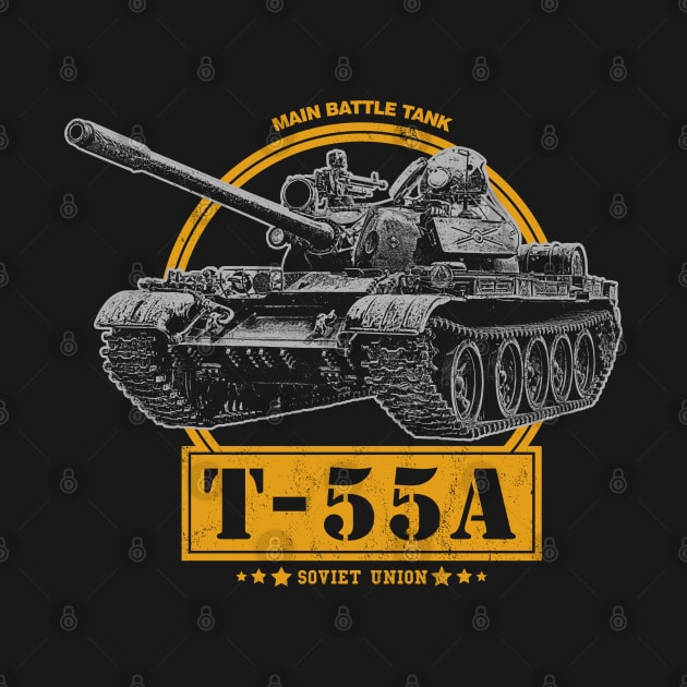 T-55 Soviet Tank by rycotokyo81