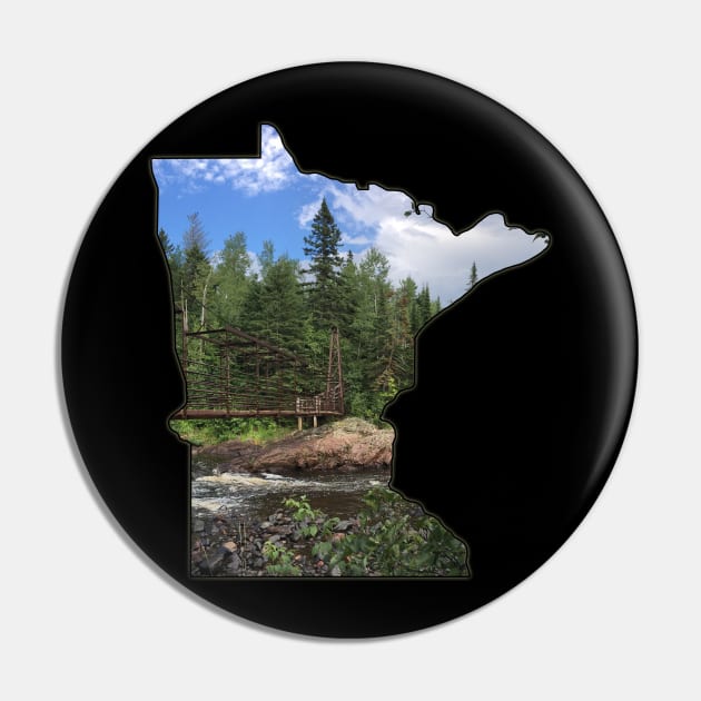 State of Minnesota Outline (Tettegouche State Park & Baptism River) Pin by gorff
