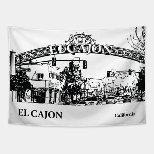 El Cajon California Tapestry