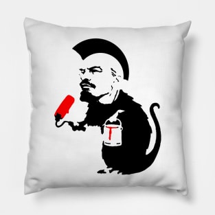 lenin rat Pillow