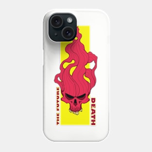 The Future is Death Skull Head Phone Case