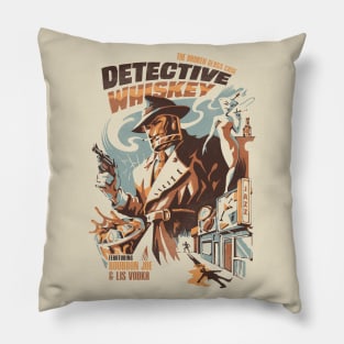 Detective Whiskey Pillow