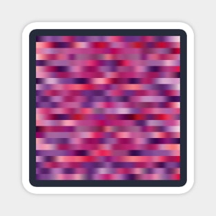 Abstract, blurred horizontal Geometric lines in fuscia pink and violet in Contemporary art style with illusional effects. Magnet