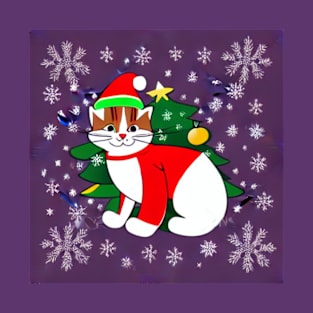 Christmas Cat T-Shirt