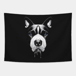 beautiful pitbull face Tapestry