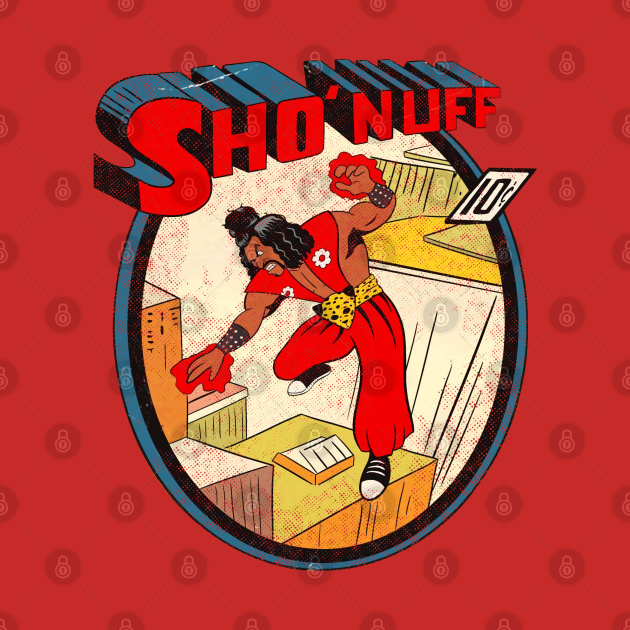 shogun of harlem retro - Sho Nuff - T-Shirt