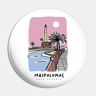 Canary Islands Maspalomas lighthouse Gran Canaria las palmas de Gran Canaria Pin