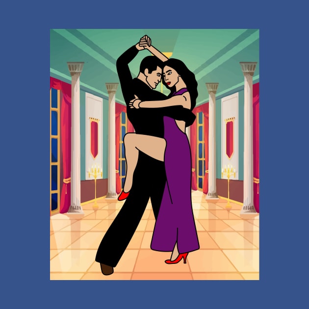 Couple Dancing Romantic Dance by flofin