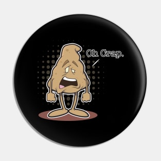 bummed out poop Pin