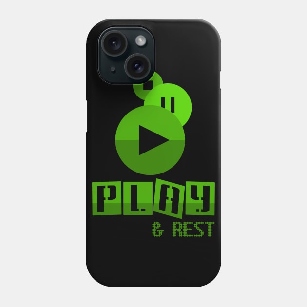 play and rest Phone Case by taniplusshop