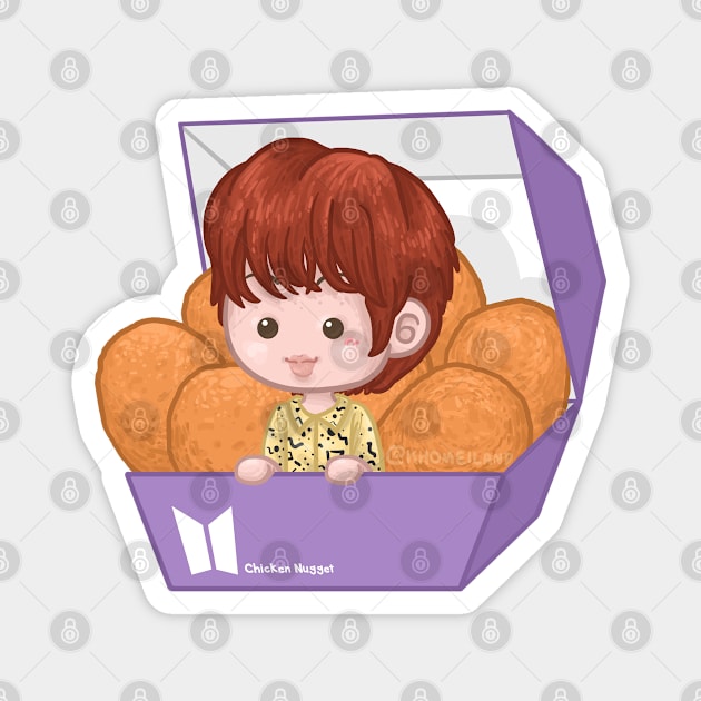 ARMY Chicken Nugget Seokjin Magnet by Khotekmei