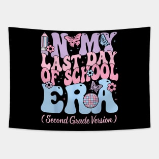 In My Last Day Of School Era Second 2nd Grade Teacher Kids Tapestry