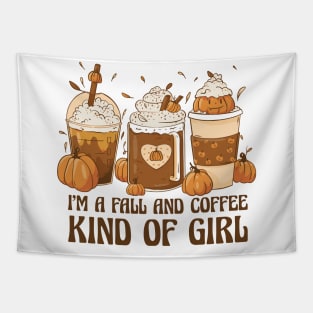 Autumn Coffee Brews and Fall Enthusiast Tapestry