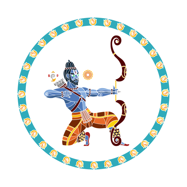 Rama-Divine Archer by artofkarthik