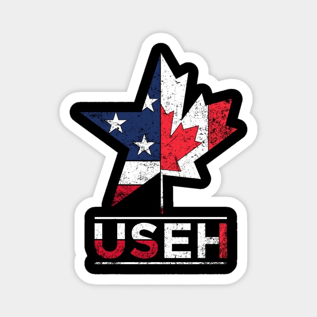 Retro Canada USEH Canadian Magnet by shirtsyoulike