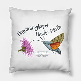 Hummingbird Hawk-Moth Pillow