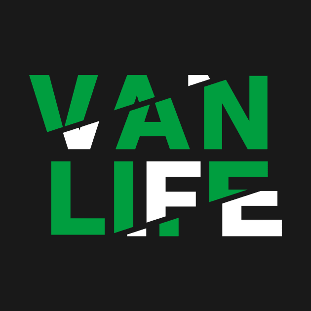 Vanlife: tracks - Green white by The Van Life