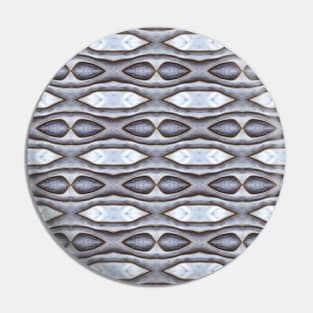 White Abstract Marble Style Pattern Pin