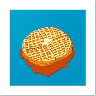 You Talk A Loada Waffle, Funny Waffle - Waffle - Pillow