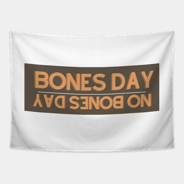 bones day forcast Tapestry by goblinbabe