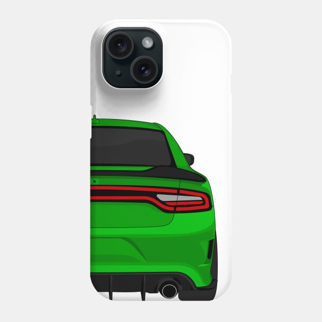 DODGE CHARGER GREEN Phone Case by VENZ0LIC