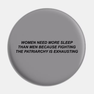 WOMEN NEED MORE SLEEP THAN MEN Pin