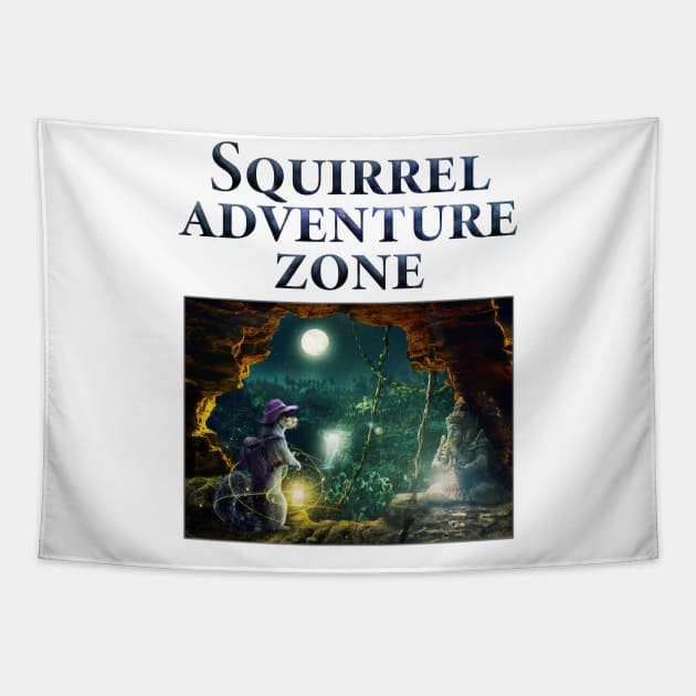Squirrel Adventure Zone Gift for Adventures Tapestry by Kacpi-Design