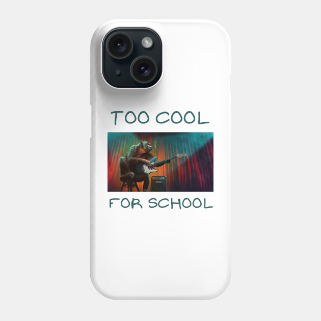 Too cool for school Phone Case by IOANNISSKEVAS