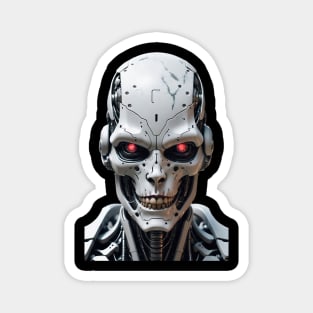 Killer Cyborg Head Magnet