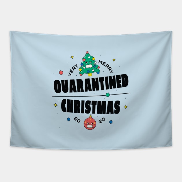 Quarantined Christmas Tapestry by Safdesignx