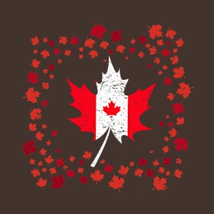 Canada Flag, Canadian Maple Leaf T-Shirt