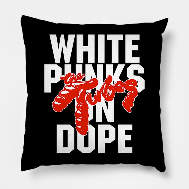 THE TUBES BAND Pillow by rahobisona