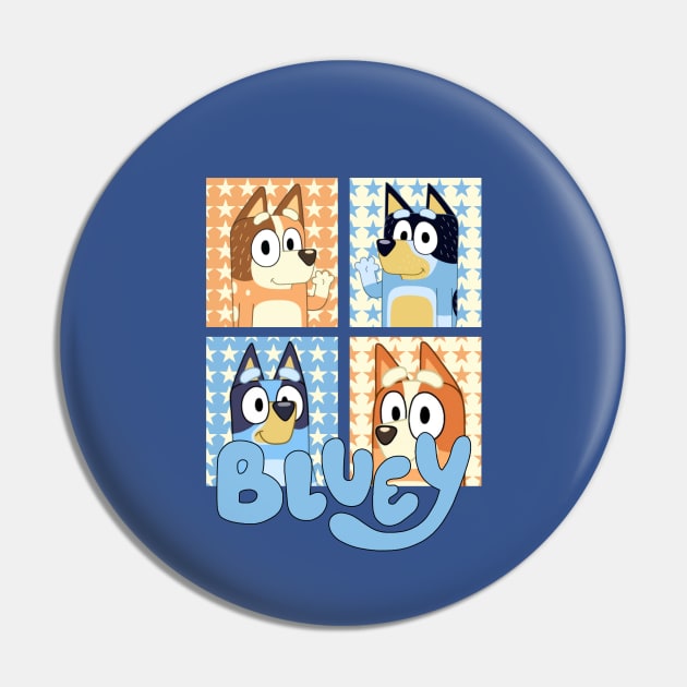 Bluey Pin by Arrow