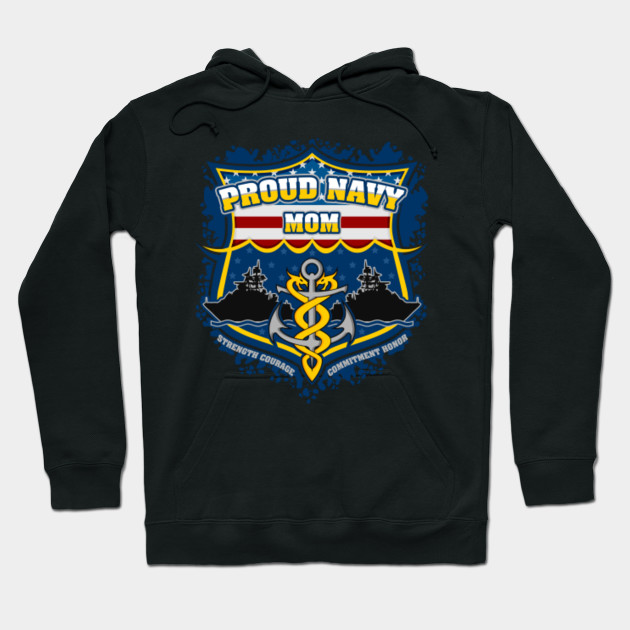 proud navy mom hoodies