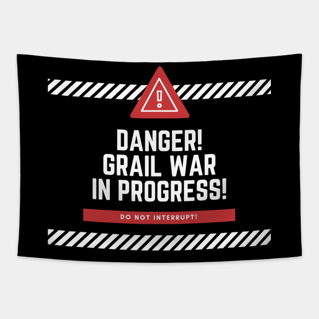 Danger! Holy Grail Wars in Progress! Tapestry by ballhard