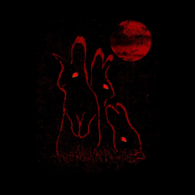 Evil Bunnies by bronzarino